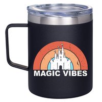 Magic Vibes Retro 12oz Stainless Steel Coffee Mug