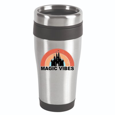 Magic Vibes Retro 16oz Travel Tumbler