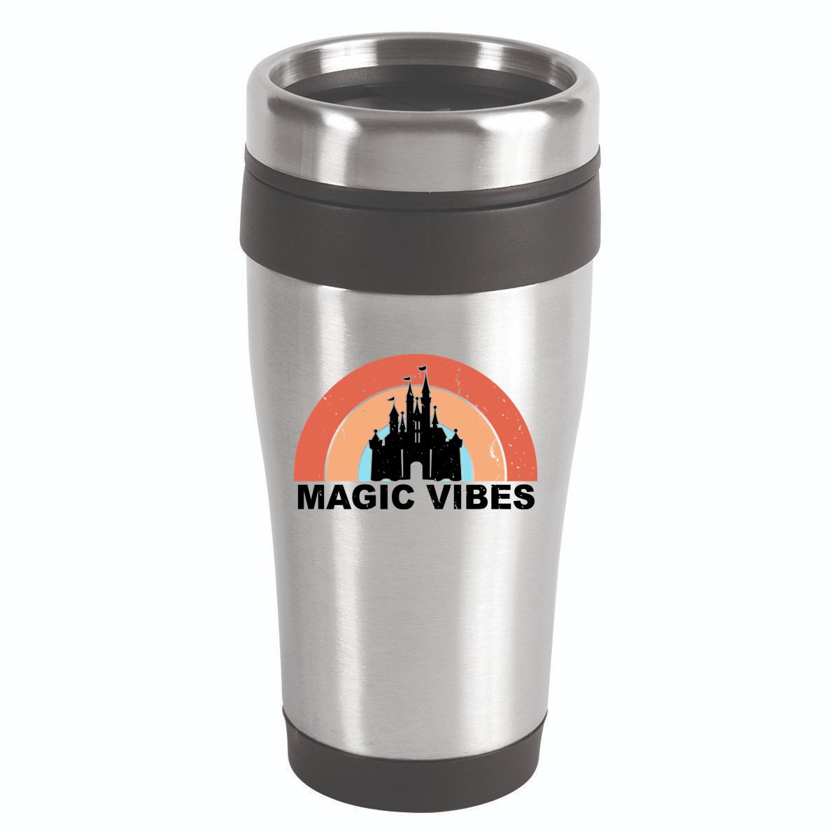 Magic Vibes Retro 16oz Travel Tumbler