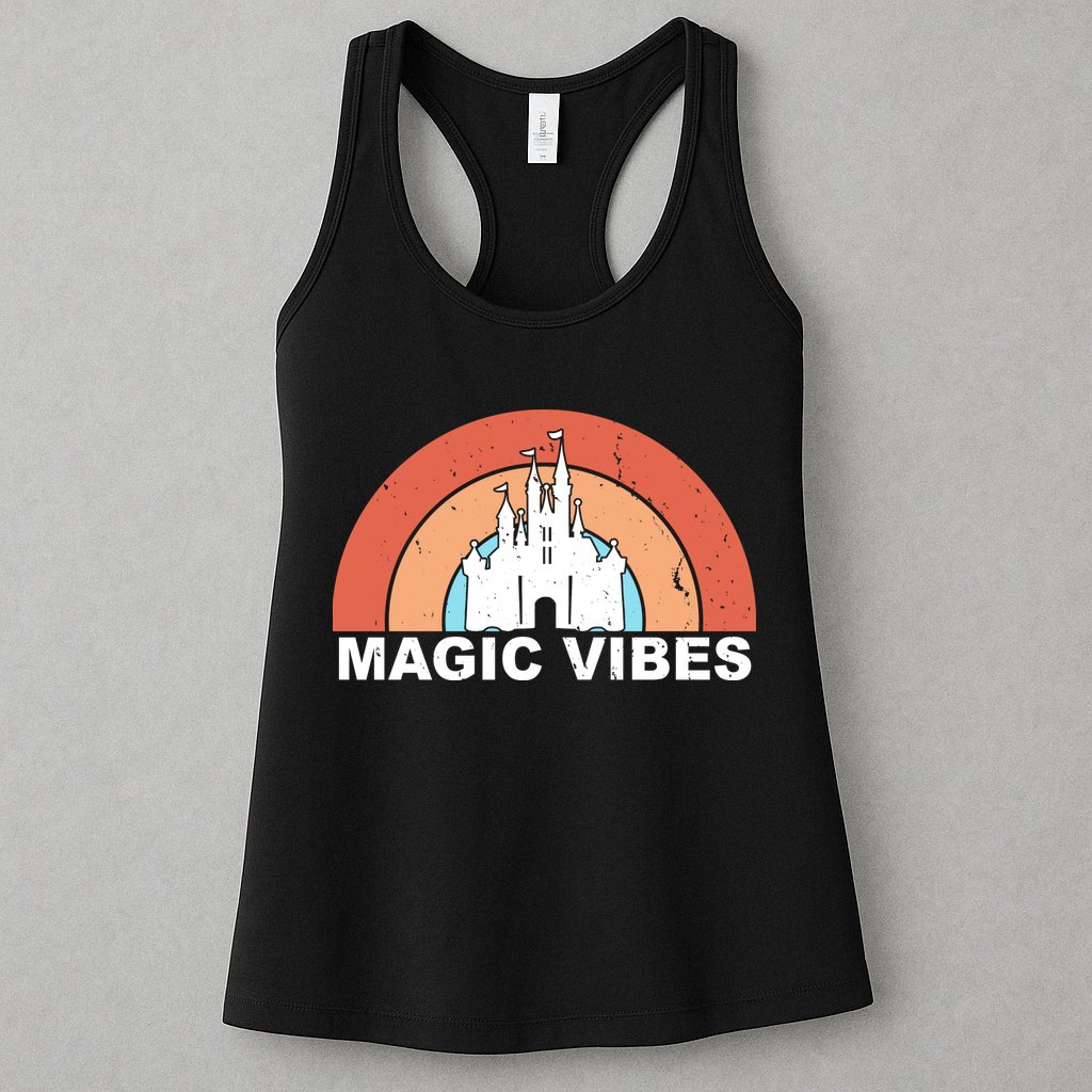 Magic Vibes Retro Womens Tank Top