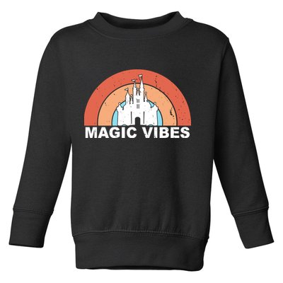 Magic Vibes Retro Toddler Sweatshirt