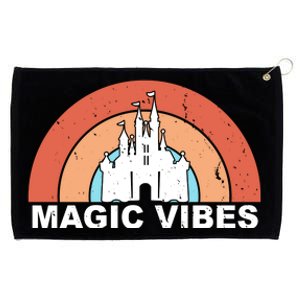 Magic Vibes Retro Grommeted Golf Towel