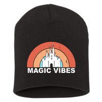 Magic Vibes Retro Short Acrylic Beanie