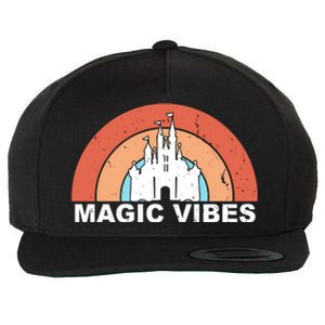 Magic Vibes Retro Wool Snapback Cap