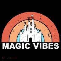 Magic Vibes Retro Zip Tote Bag