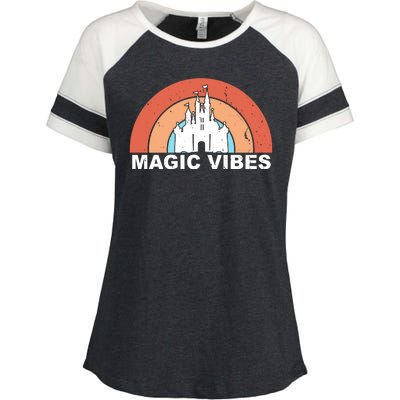 Magic Vibes Retro Enza Ladies Jersey Colorblock Tee