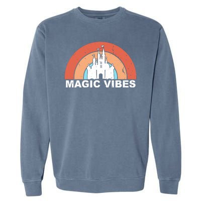 Magic Vibes Retro Garment-Dyed Sweatshirt