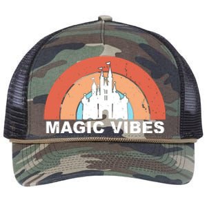 Magic Vibes Retro Retro Rope Trucker Hat Cap