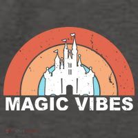 Magic Vibes Retro Vector Backpack