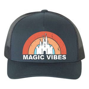 Magic Vibes Retro Yupoong Adult 5-Panel Trucker Hat