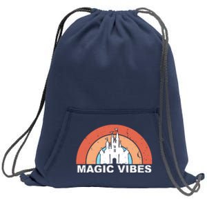 Magic Vibes Retro Sweatshirt Cinch Pack Bag