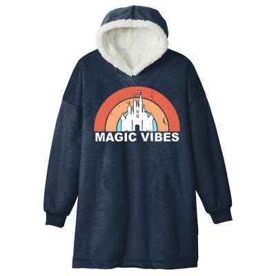 Magic Vibes Retro Hooded Wearable Blanket