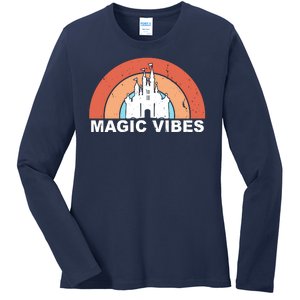 Magic Vibes Retro Ladies Long Sleeve Shirt