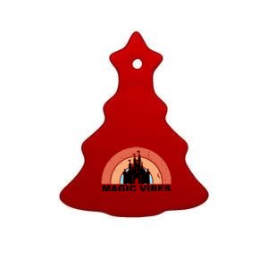 Magic Vibes Retro Ceramic Tree Ornament