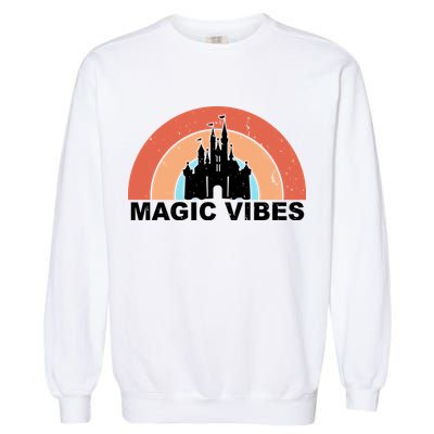 Magic Vibes Retro Garment-Dyed Sweatshirt