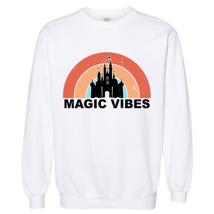 Magic Vibes Retro Garment-Dyed Sweatshirt