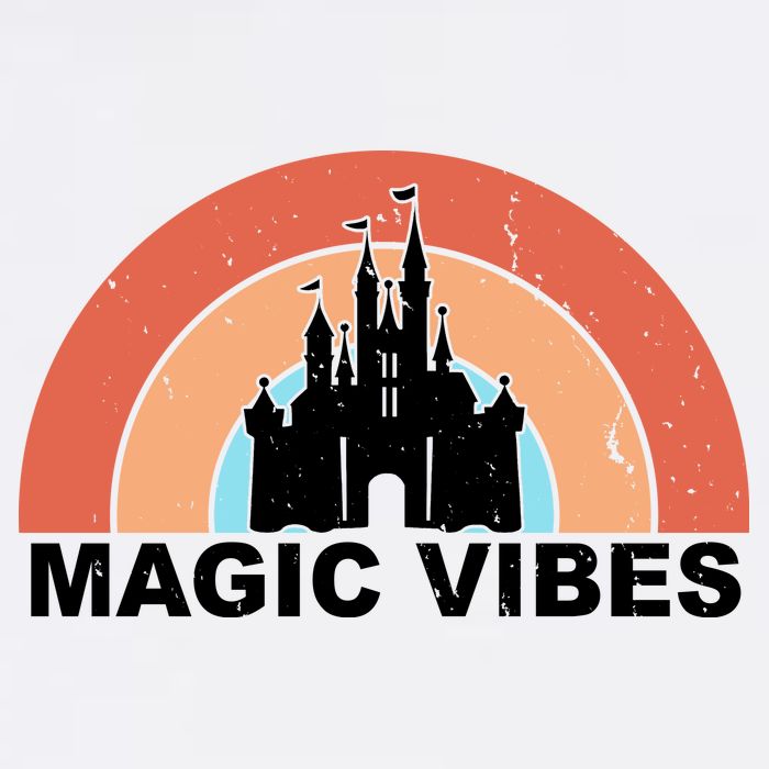 Magic Vibes Retro Garment-Dyed Sweatshirt