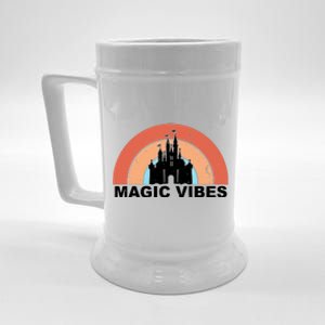 Magic Vibes Retro Beer Stein