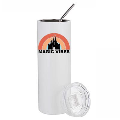 Magic Vibes Retro Stainless Steel Tumbler