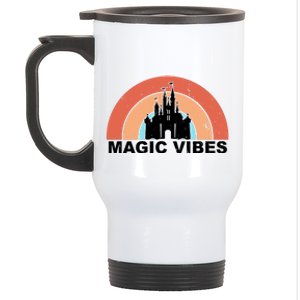 Magic Vibes Retro Stainless Steel Travel Mug