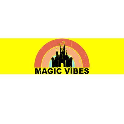 Magic Vibes Retro Bumper Sticker