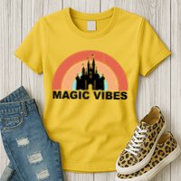 Magic Vibes Retro Womens T-Shirt