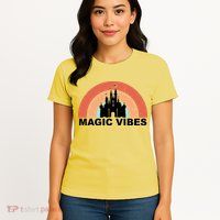 Magic Vibes Retro Womens T-Shirt