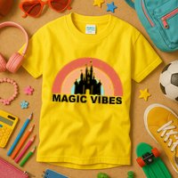 Magic Vibes Retro Kids T-Shirt