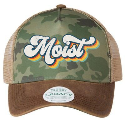 Moist Vintage Retro 80s Funny Sarcastic Moist Legacy Tie Dye Trucker Hat