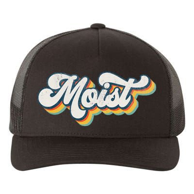 Moist Vintage Retro 80s Funny Sarcastic Moist Yupoong Adult 5-Panel Trucker Hat