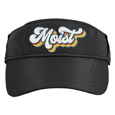 Moist Vintage Retro 80s Funny Sarcastic Moist Adult Drive Performance Visor