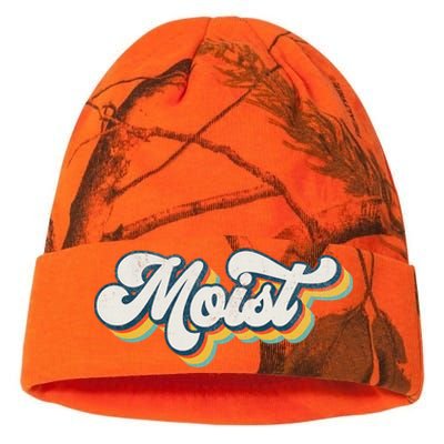 Moist Vintage Retro 80s Funny Sarcastic Moist Kati Licensed 12" Camo Beanie