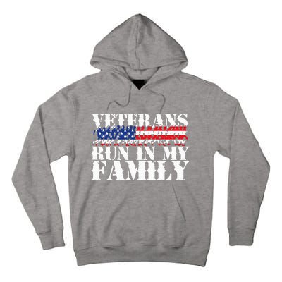 Military Veterans Run in My Family Running Tall Hoodie