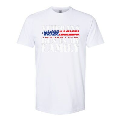 Military Veterans Run in My Family Running Softstyle CVC T-Shirt