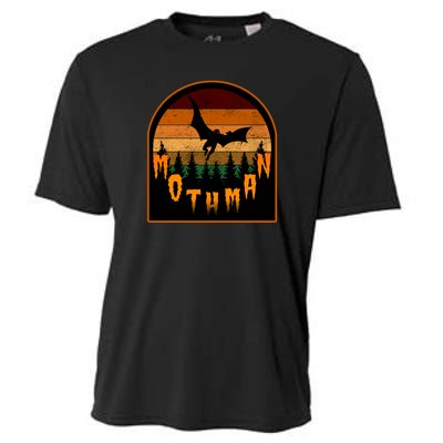 Mothman Vintage Retro Cooling Performance Crew T-Shirt