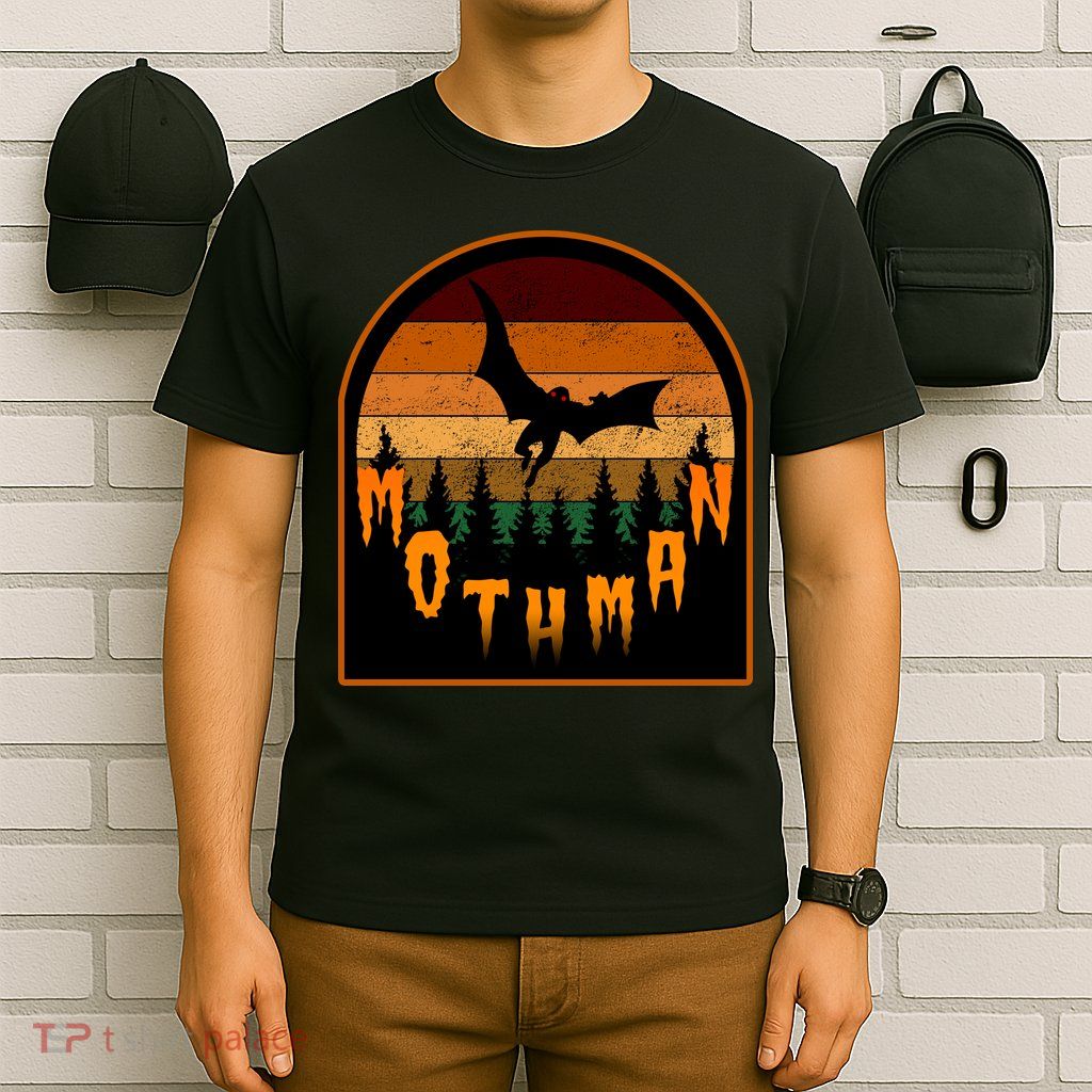 Mothman Vintage Retro T-Shirt