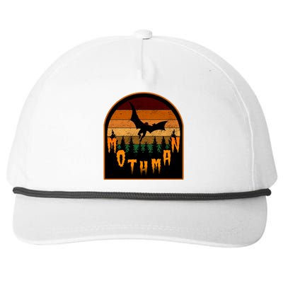 Mothman Vintage Retro Snapback Five-Panel Rope Hat