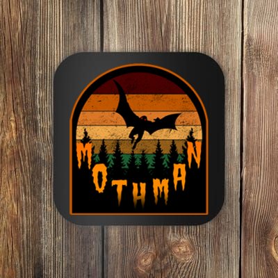 Mothman Vintage Retro Coaster