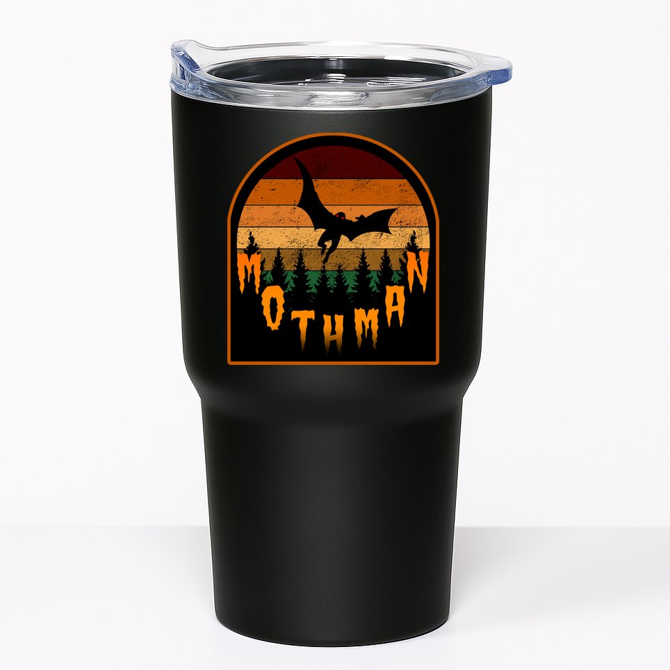 Mothman Vintage Retro Tumbler