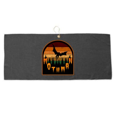 Mothman Vintage Retro Large Microfiber Waffle Golf Towel