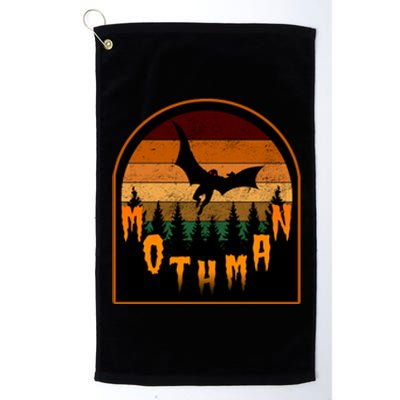 Mothman Vintage Retro Platinum Collection Golf Towel