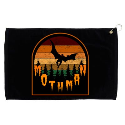 Mothman Vintage Retro Grommeted Golf Towel