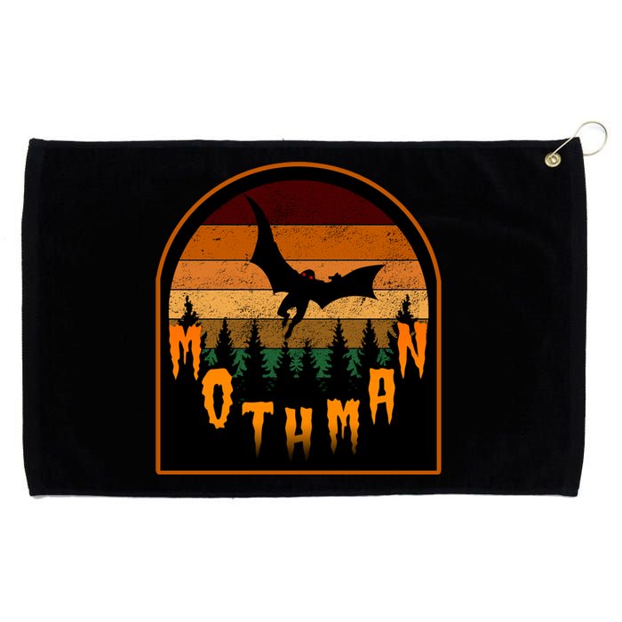 Mothman Vintage Retro Grommeted Golf Towel