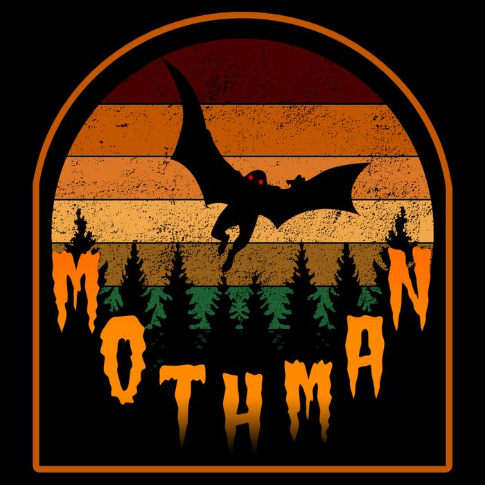 Mothman Vintage Retro Wool Snapback Cap