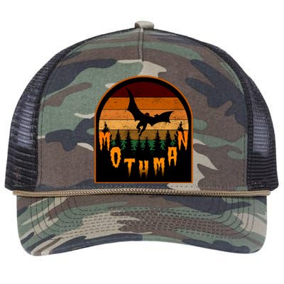 Mothman Vintage Retro Retro Rope Trucker Hat Cap