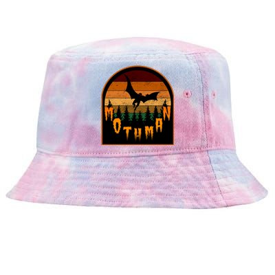 Mothman Vintage Retro Tie-Dyed Bucket Hat