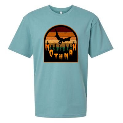 Mothman Vintage Retro Sueded Cloud Jersey T-Shirt