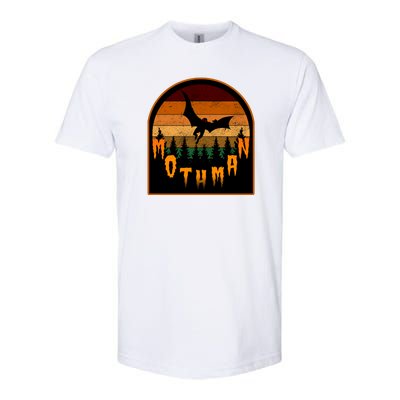 Mothman Vintage Retro Softstyle CVC T-Shirt