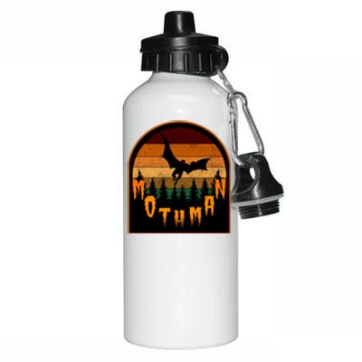 Mothman Vintage Retro Aluminum Water Bottle