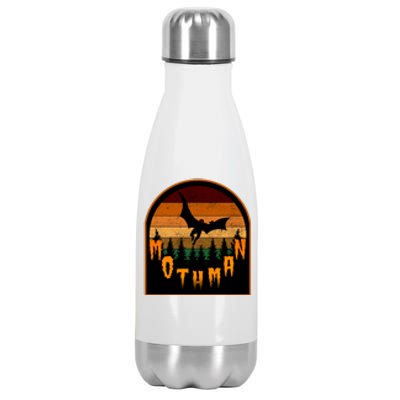 Mothman Vintage Retro Stainless Steel Insulated Water Bottle